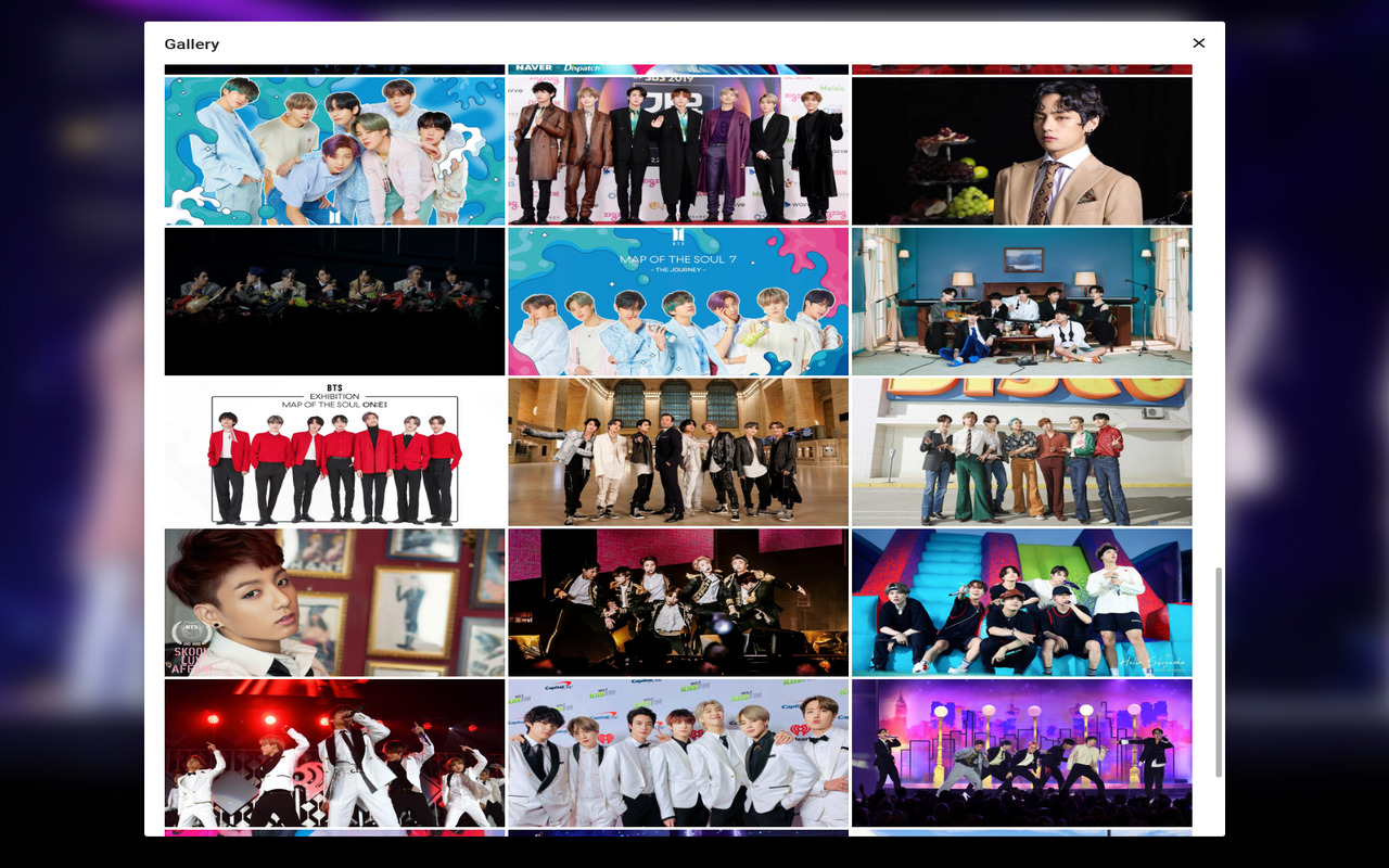 BTS Bangtan Boys 2021 New Tab截图1