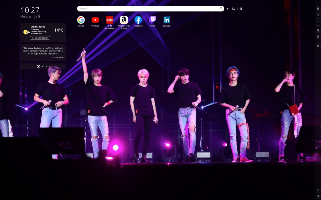 BTS Bangtan Boys 2021 New Tab截图4