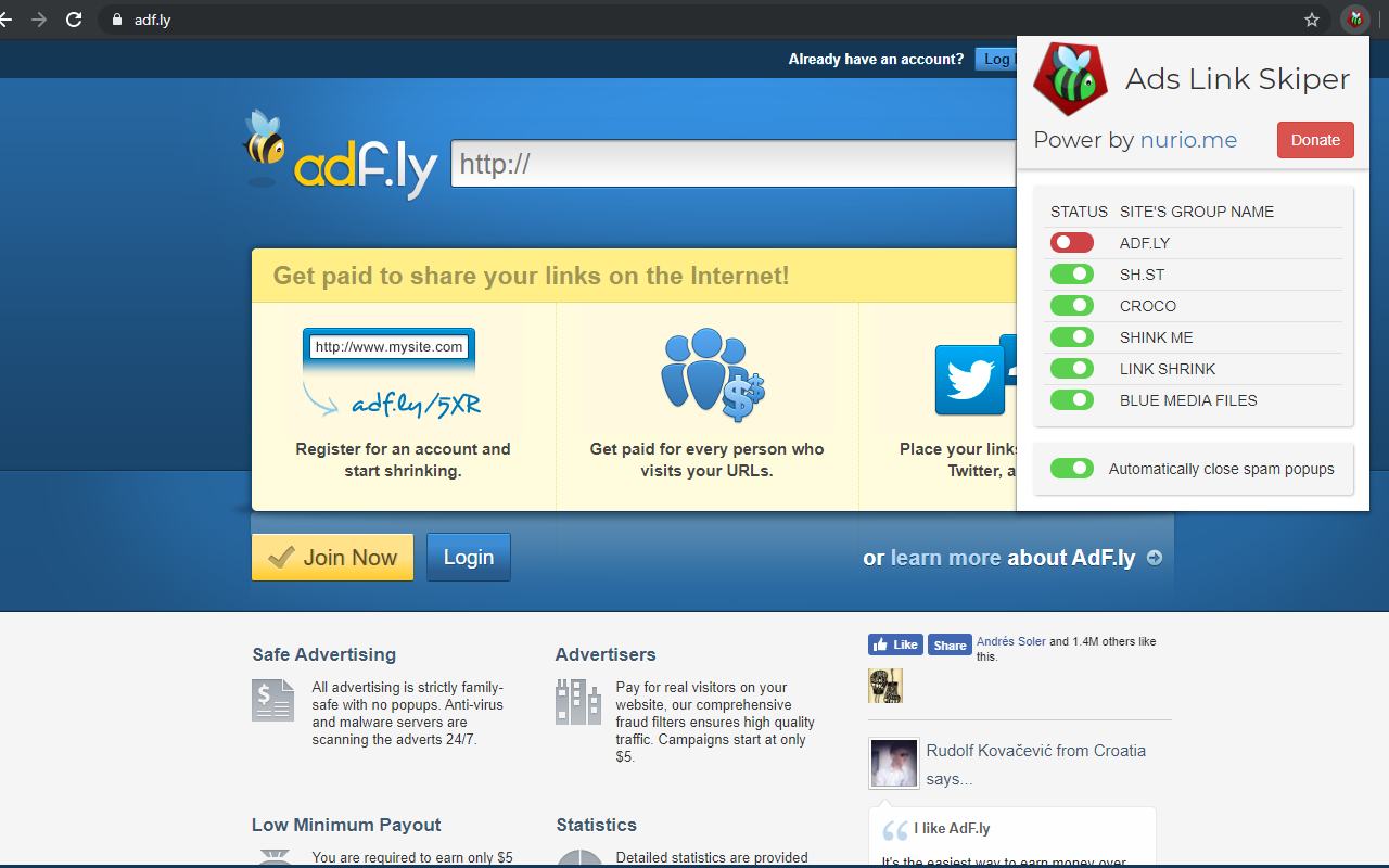 Ads Link Skipper截图1