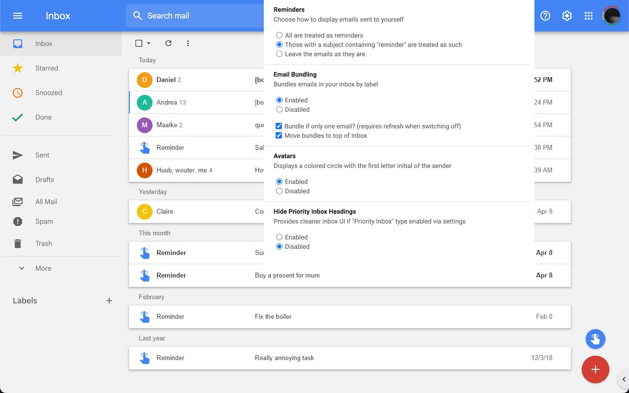 Inbox Reborn theme for Gmail™截图1