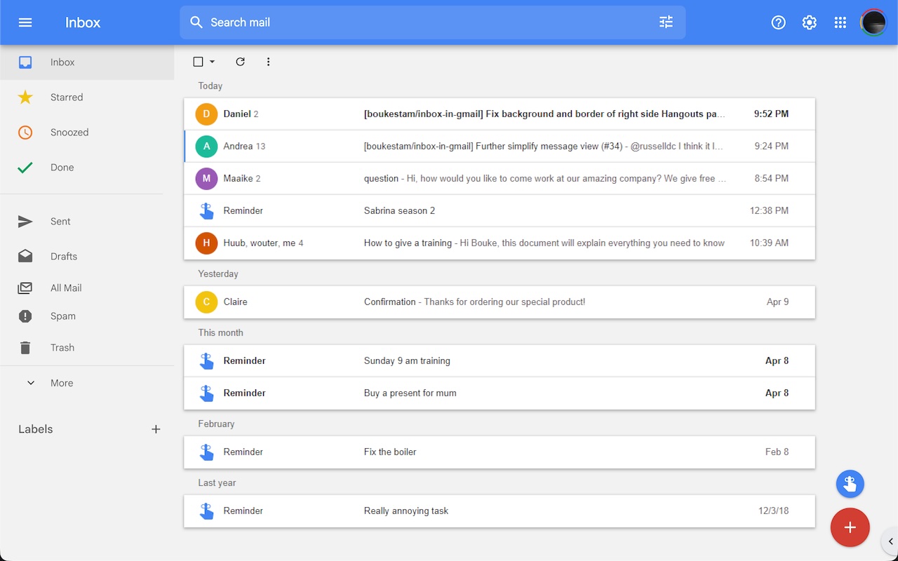 Inbox Reborn theme for Gmail™截图2