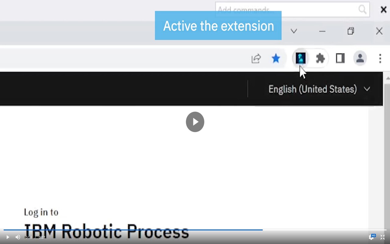 IBM RPA Web Recorder截图4