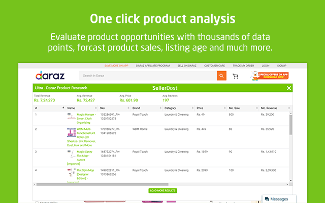 SellerDost - Free Daraz Product Hunting Tool截图3