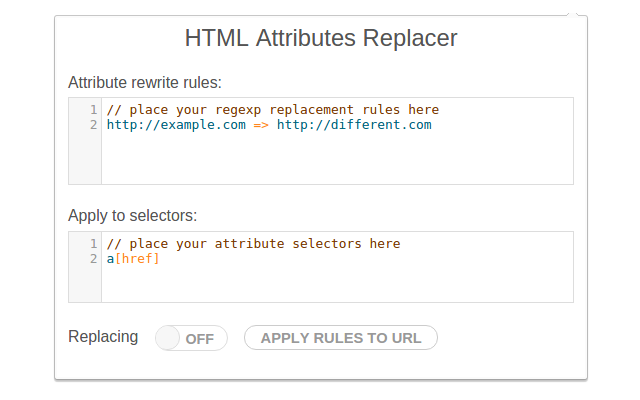 Attributes Replacer截图1