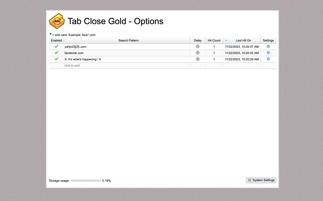 Tab Close Gold截图1