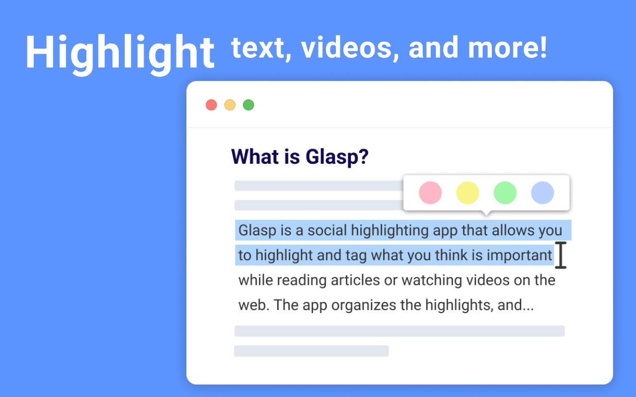 Glasp Web Highlighter: PDF & Web Highlight截图3