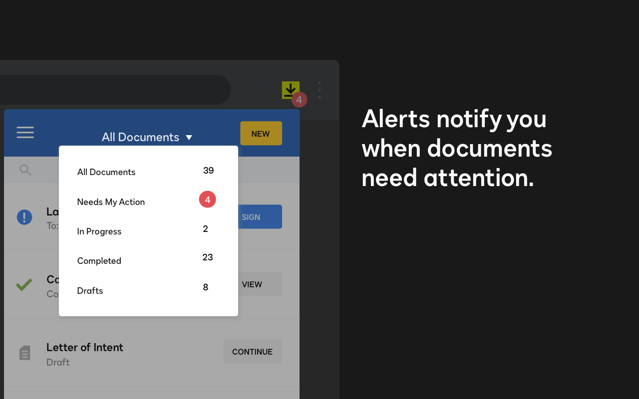Docusign eSignature Chrome 浏览器版截图1