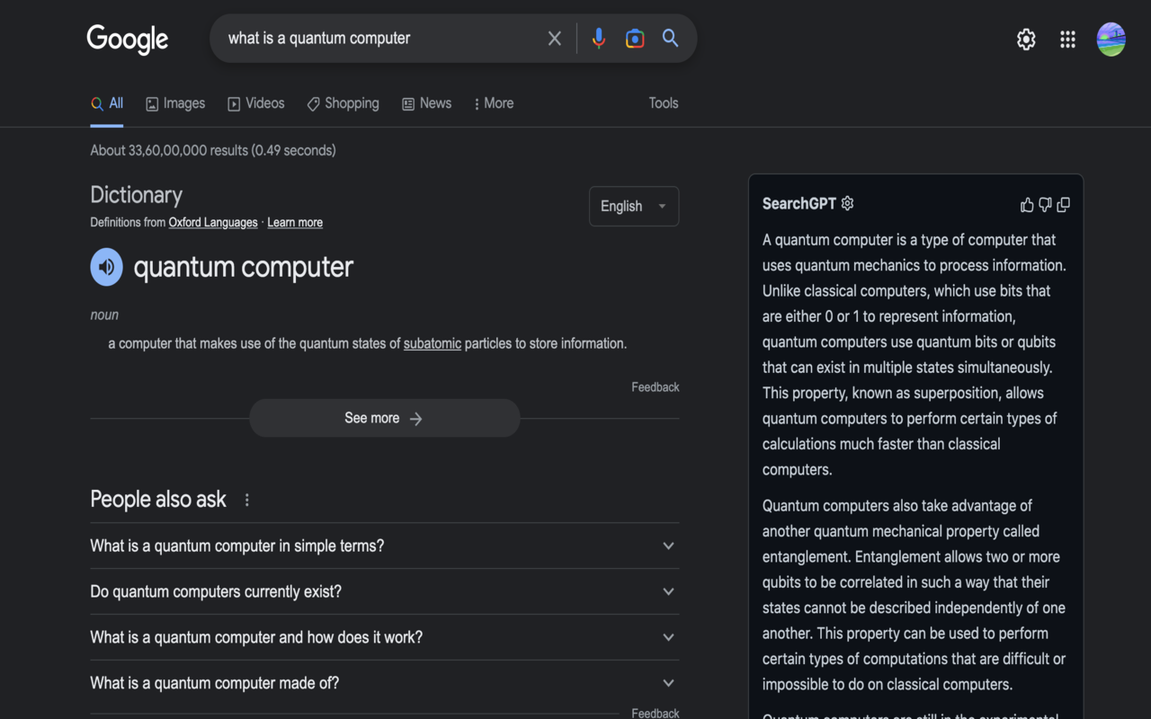 SearchGPT截图1