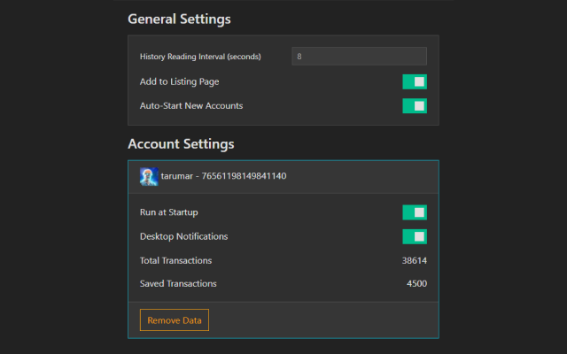 Steam Market History Helper截图4