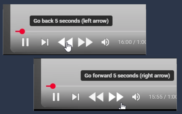 YouTube Rewind & Fast Forward Buttons截图4