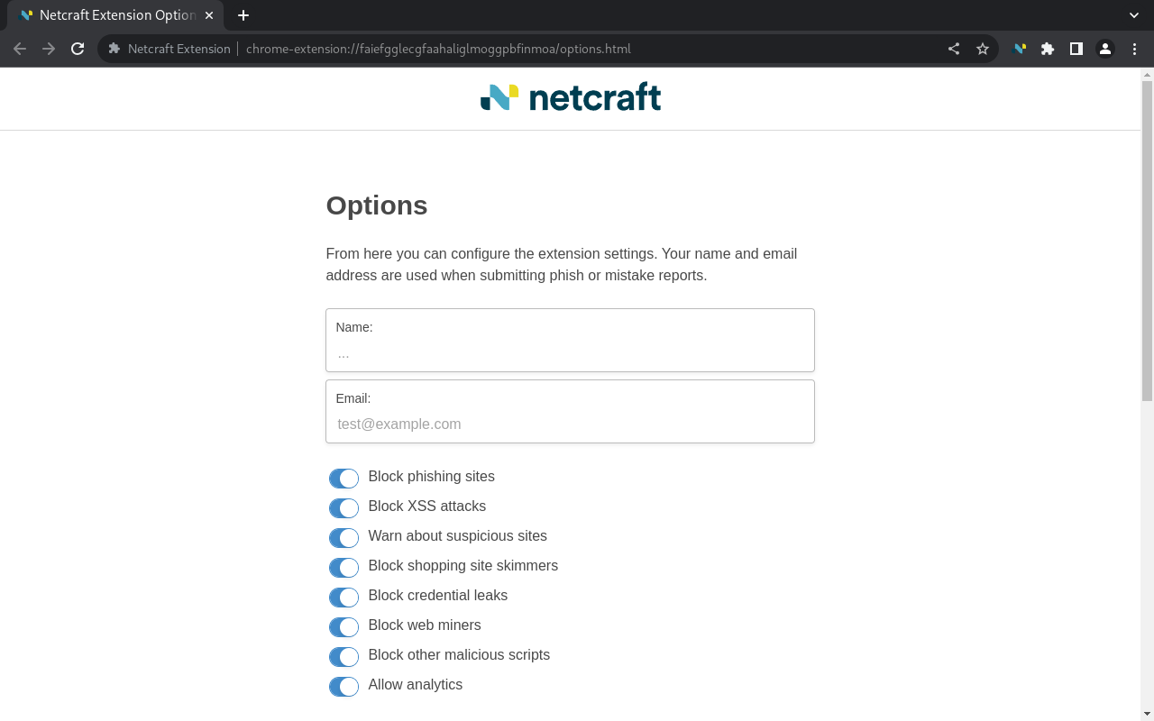 Netcraft Extension截图2