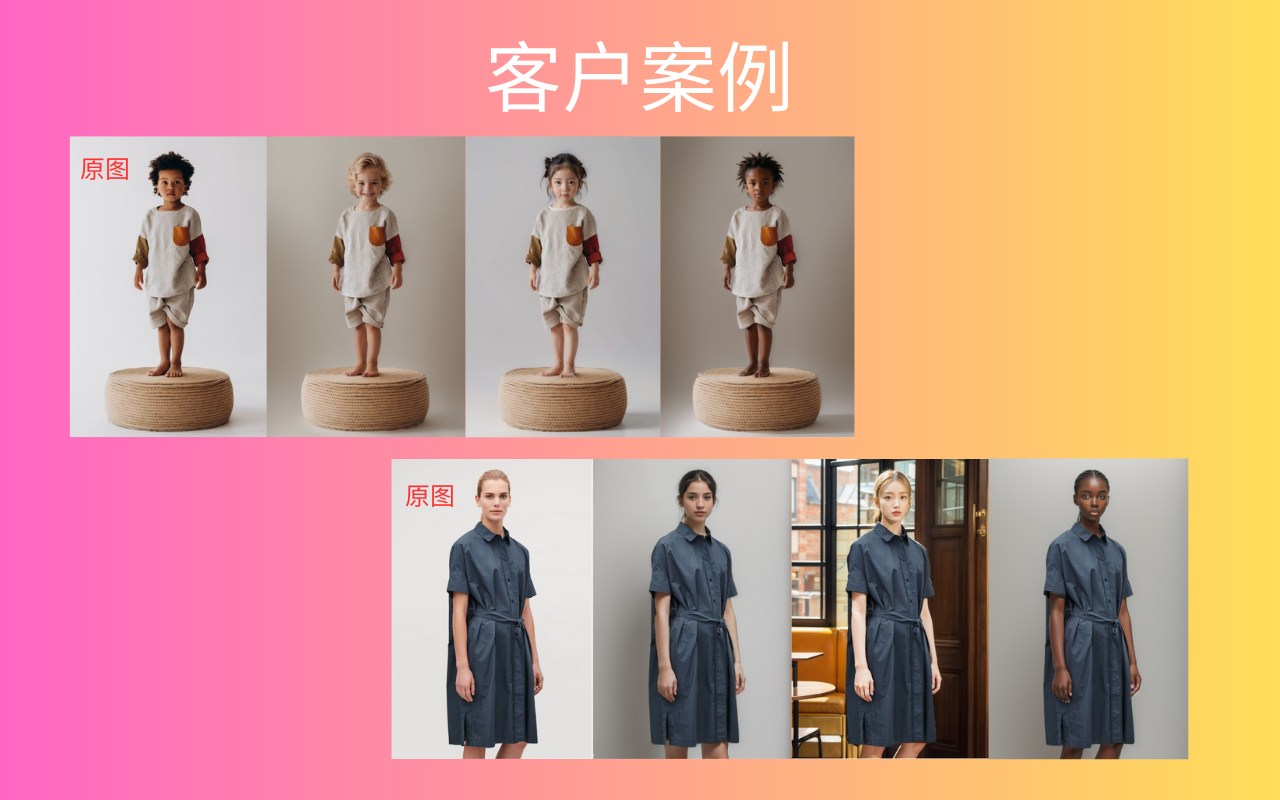 VModel - 专为电商卖家打造的AI模特商拍工具截图1