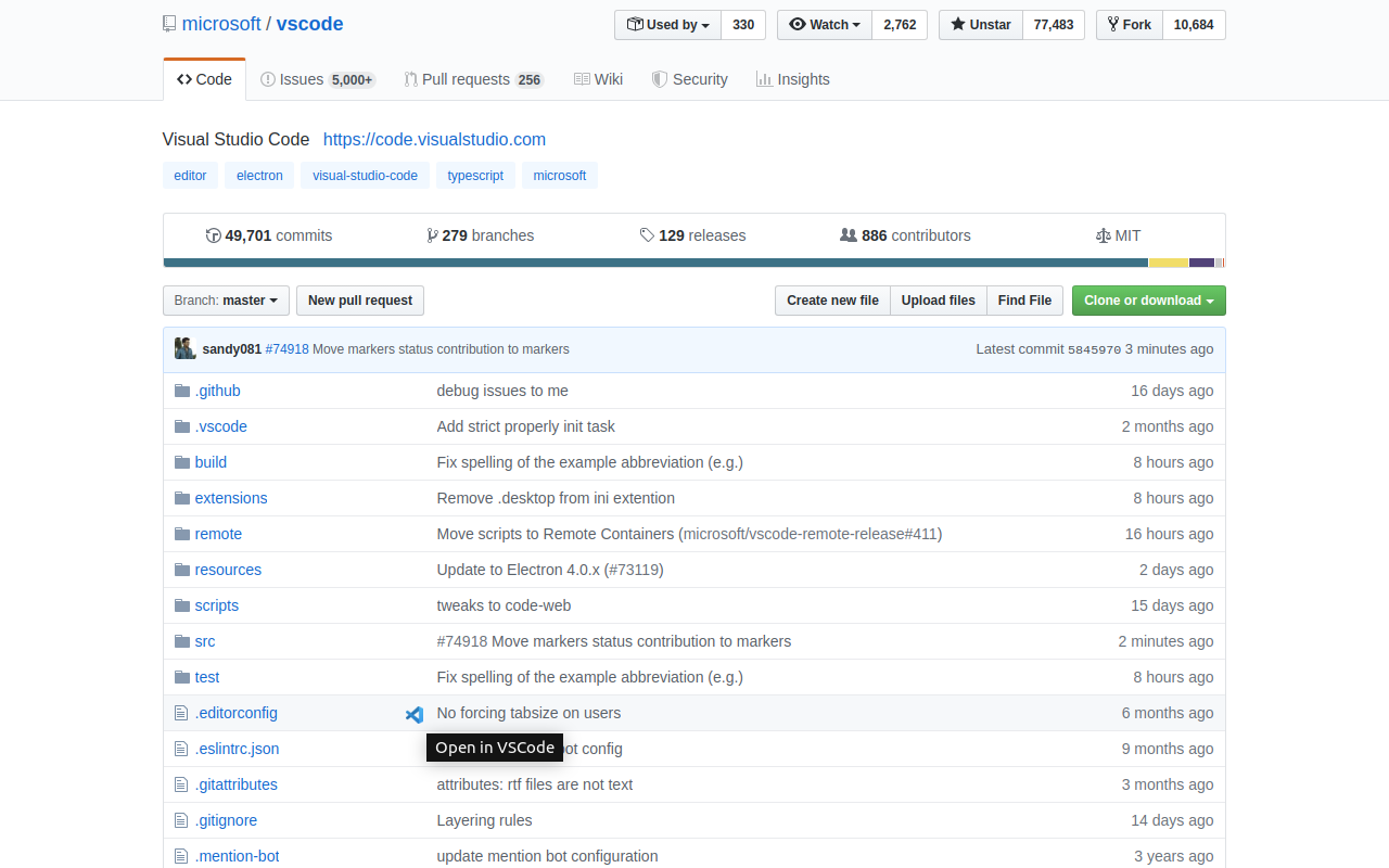 Open GitHub in IDE截图1