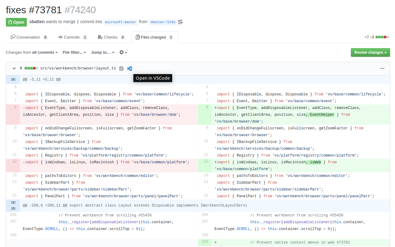 Open GitHub in IDE截图3