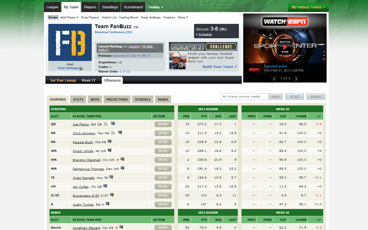FanBuzz for ESPN Fantasy Sports截图1