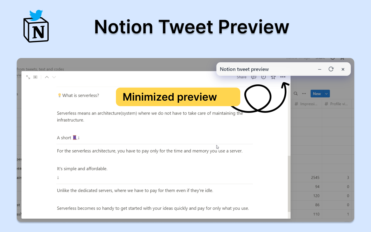 Notion Tweet Preview截图1