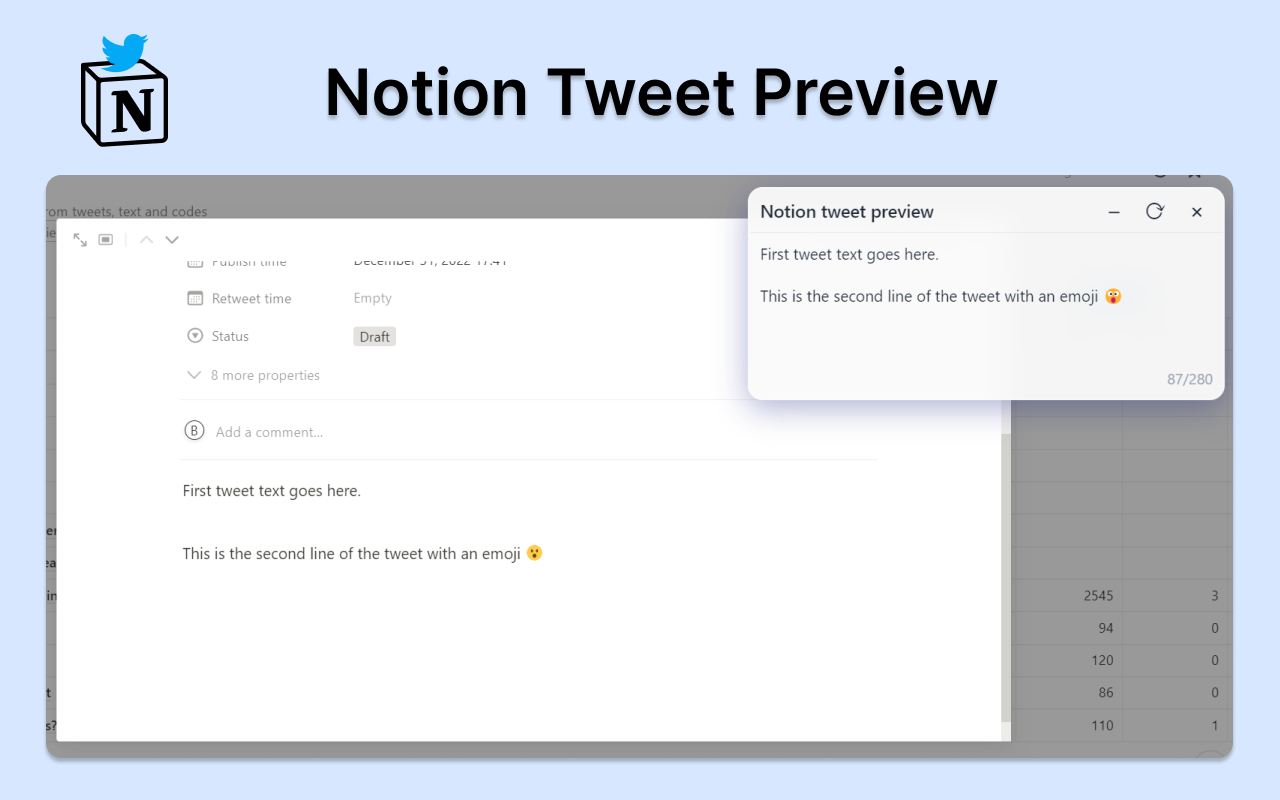 Notion Tweet Preview截图4