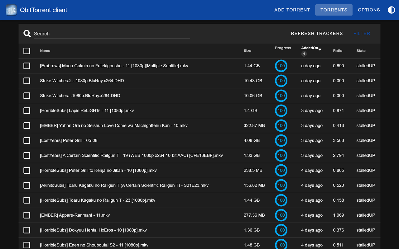 QbitTorrent Client截图1
