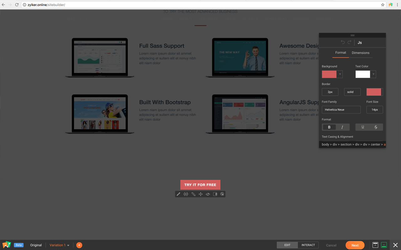 Zoho PageSense截图1