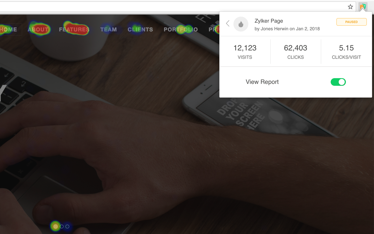 Zoho PageSense截图3