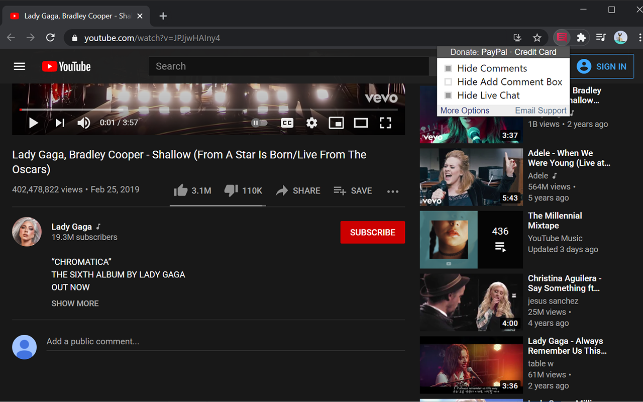 Turn Off YouTube Comments & Live Chat截图1
