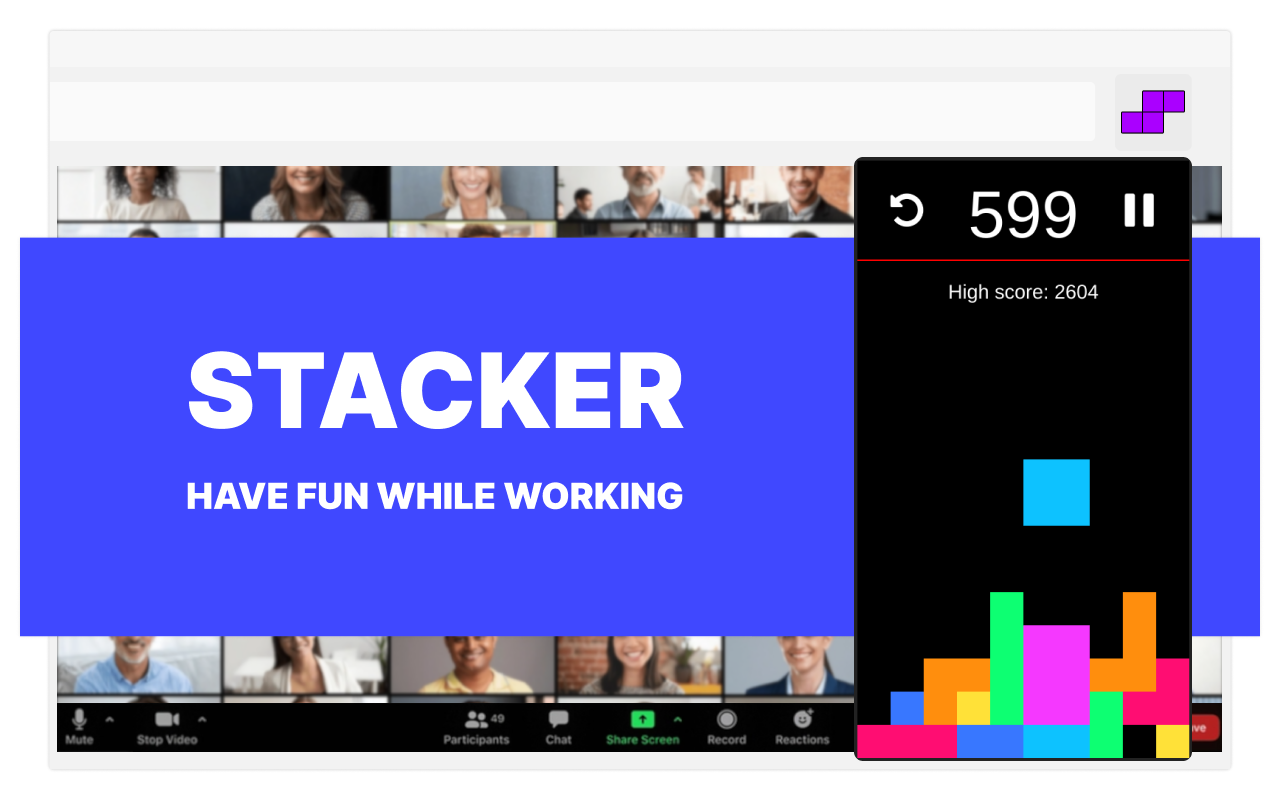 Stacker - Falling blocks!截图1