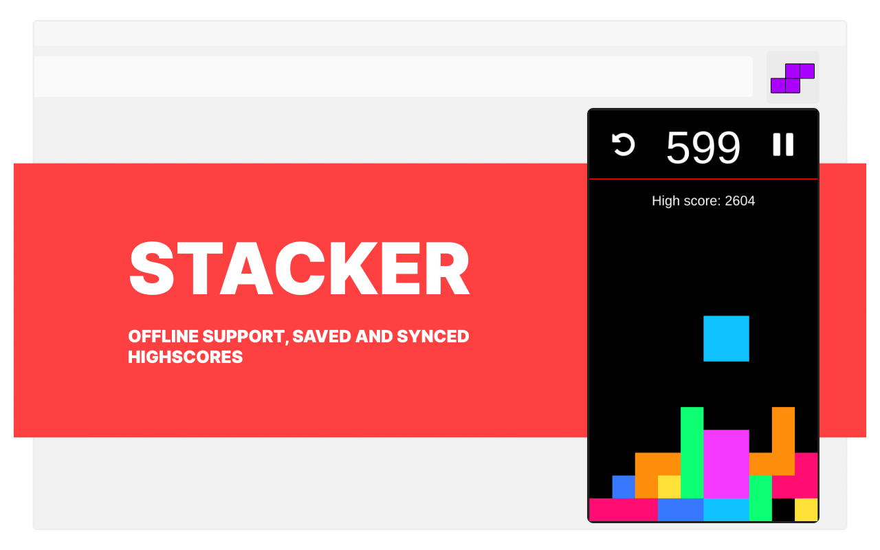 Stacker - Falling blocks!截图2