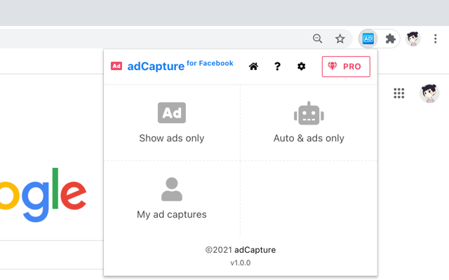adCapture - Ad Finder for Facebook截图2
