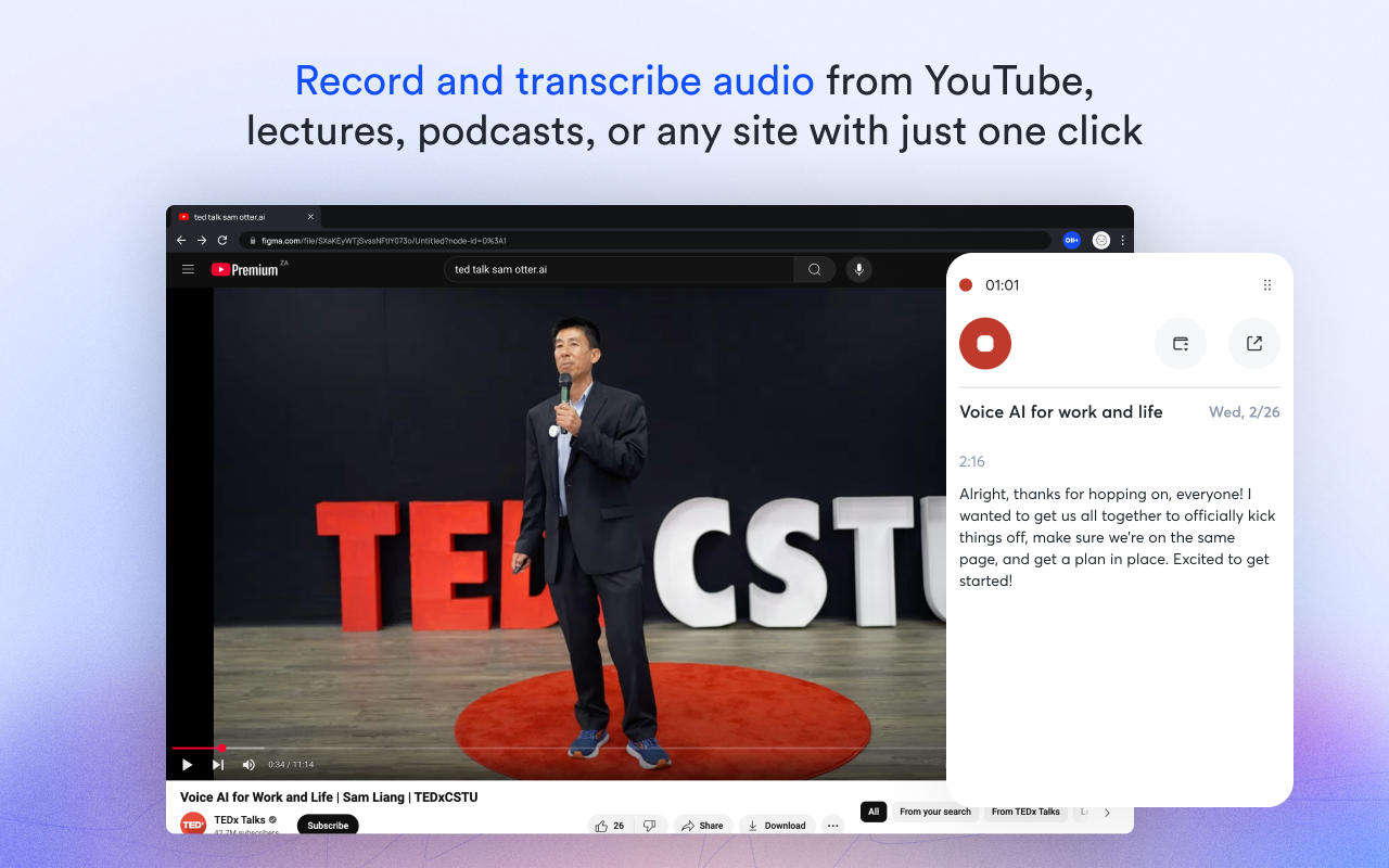 Otter.ai: Record & Transcribe Meetings - Google Meet & Web Audio截图4
