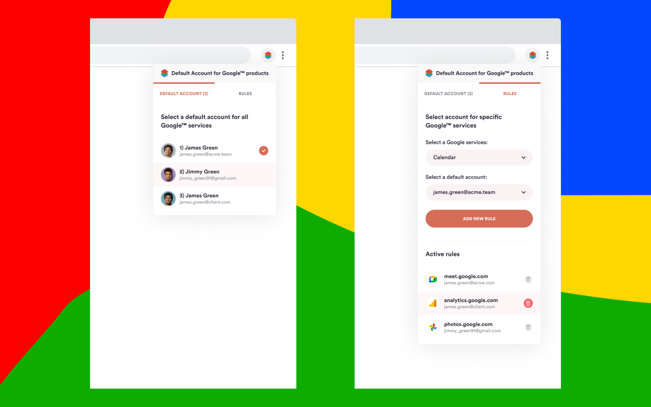 Default Account for Google™ products截图1