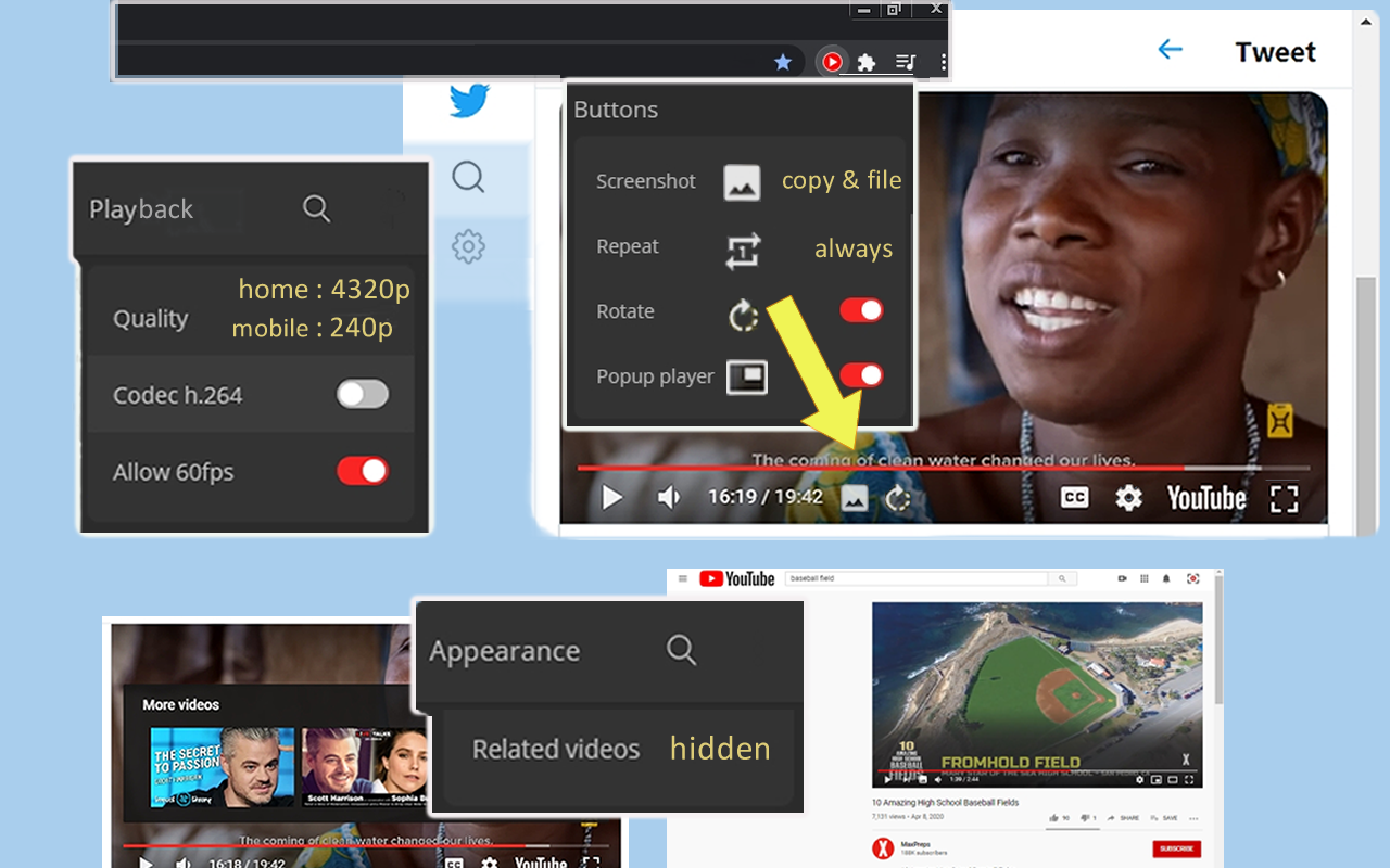 'Improve YouTube!' 🎧 (for YouTube & Videos)截图1