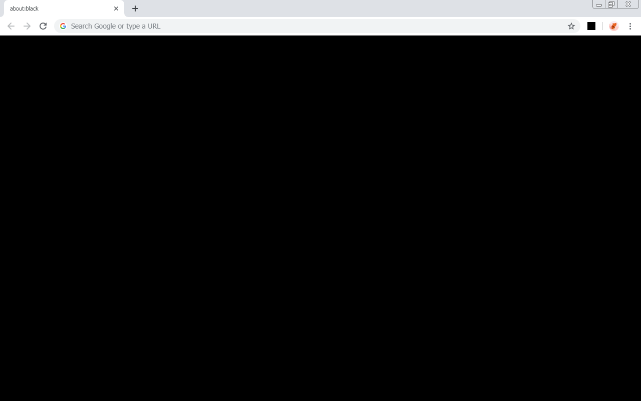 about꞉black - empty new tab page截图1