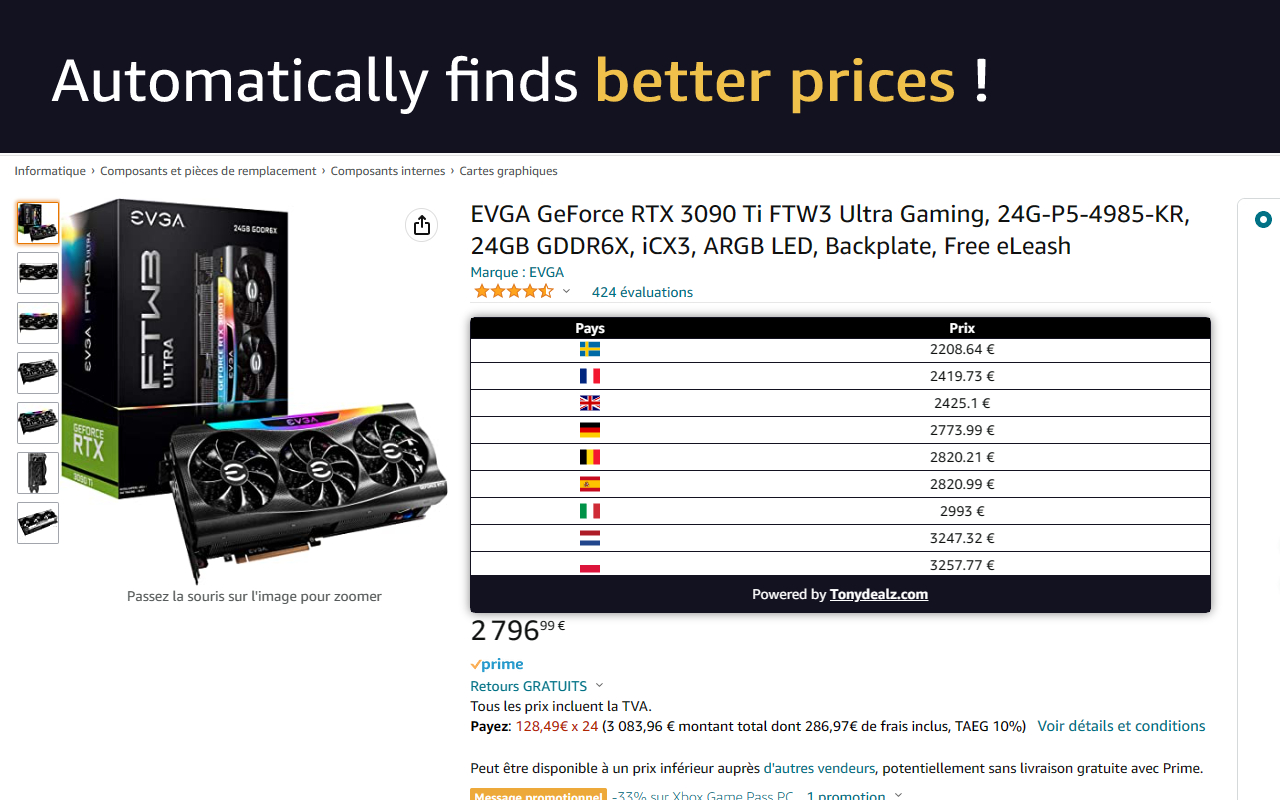 Save on your Amazon purchases in Europe截图3
