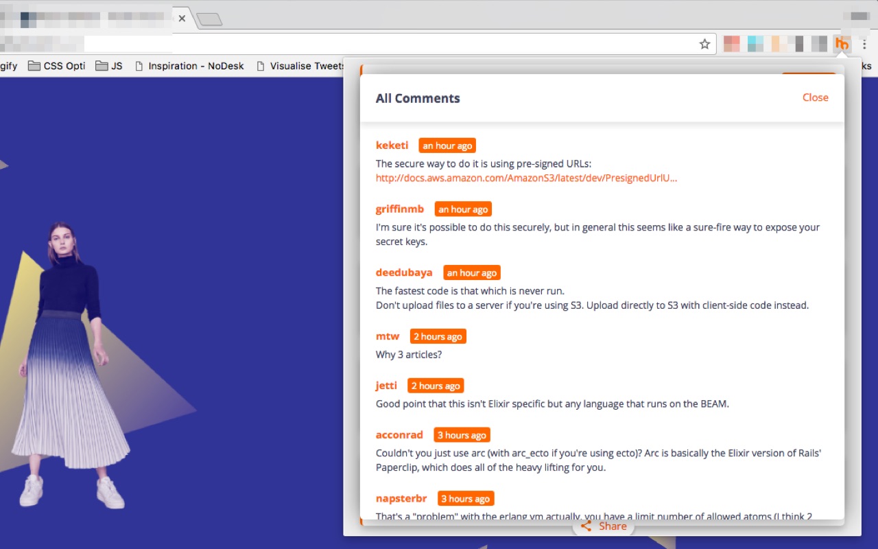 Hacker News Browser截图2