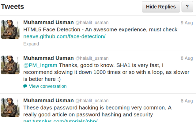 Hide Twitter Replies截图1
