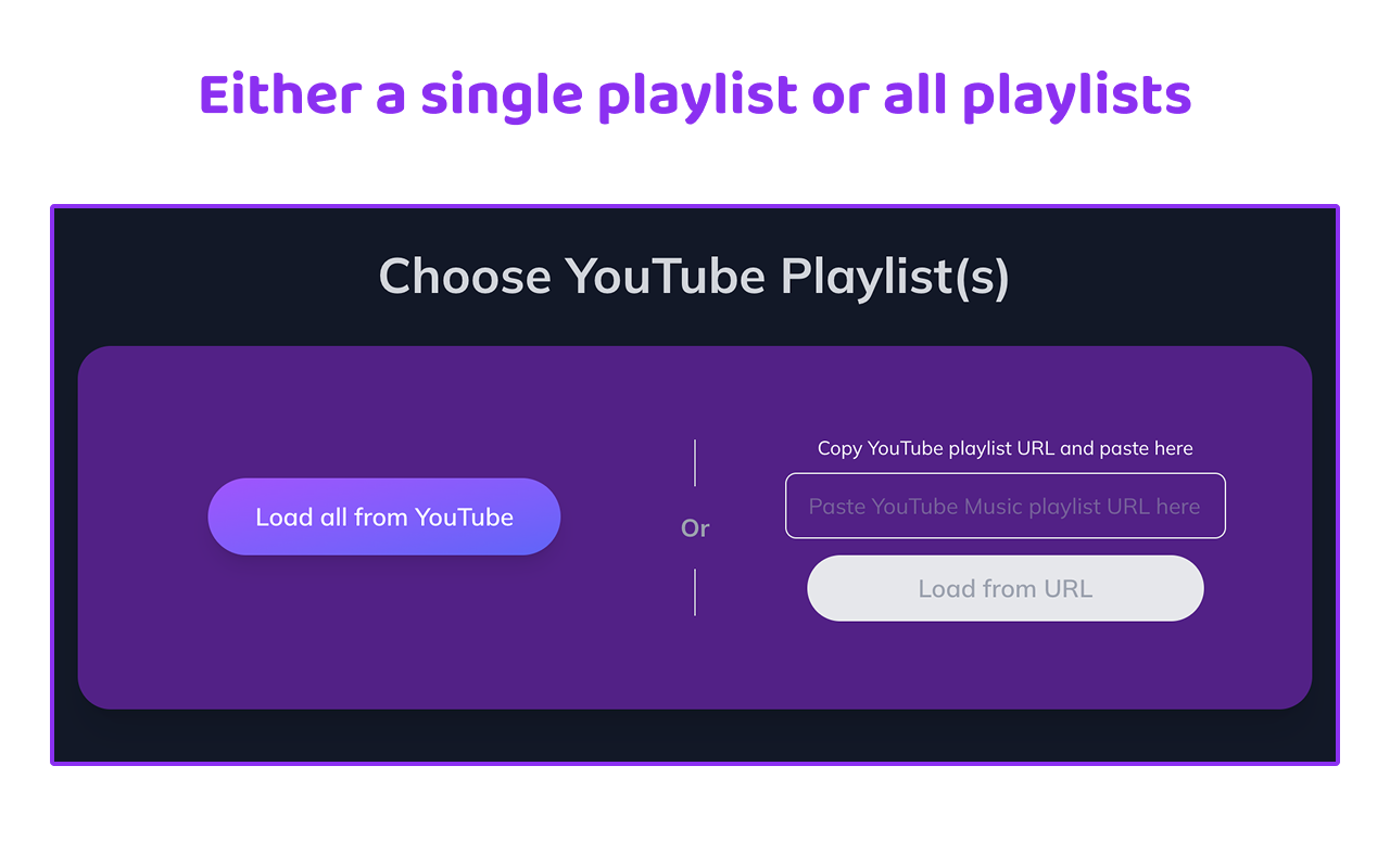 YouTube to Spotify with Paradify截图1