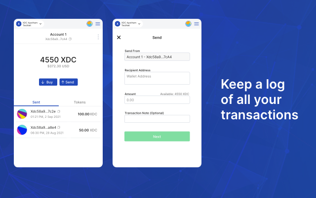 XDCPay截图3