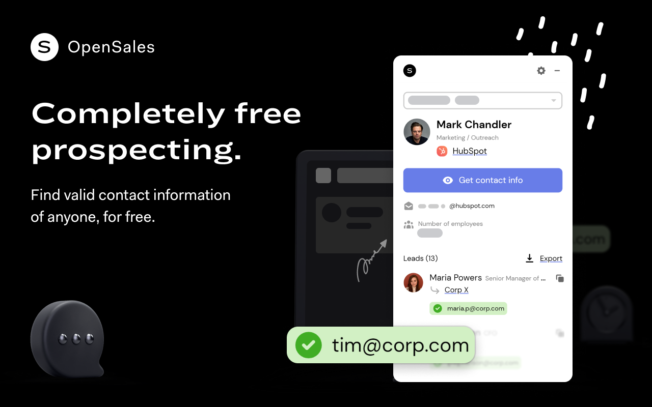 OpenSales: 100% Free Email Finder.截图1