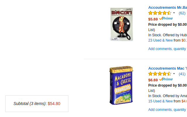 Amazon Wish List Total截图1