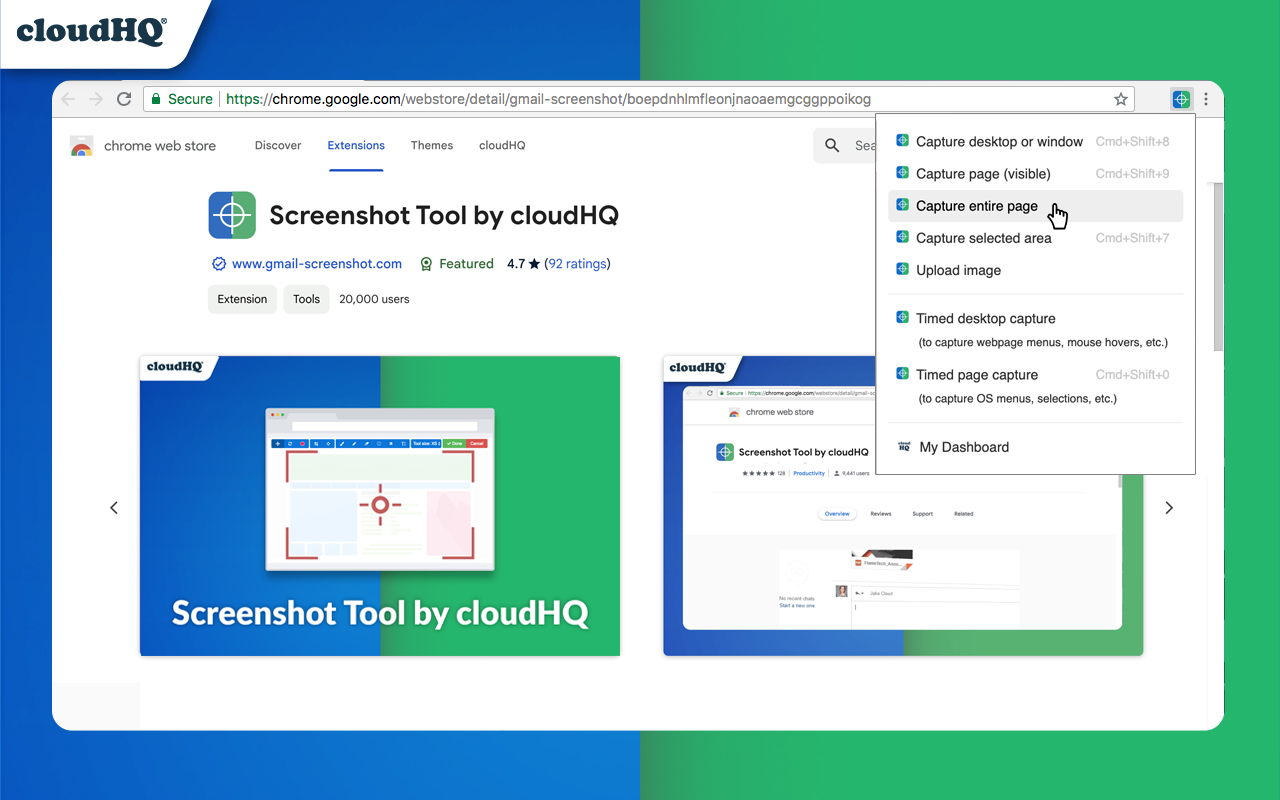 Screenshot Tool by cloudHQ截图4