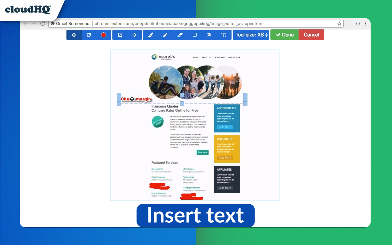 Screenshot Tool by cloudHQ截图5