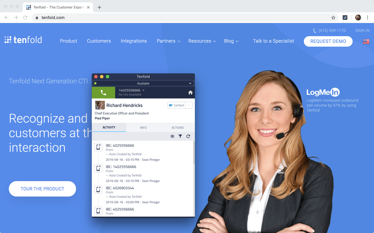 Tenfold Click To Dial Extension截图1