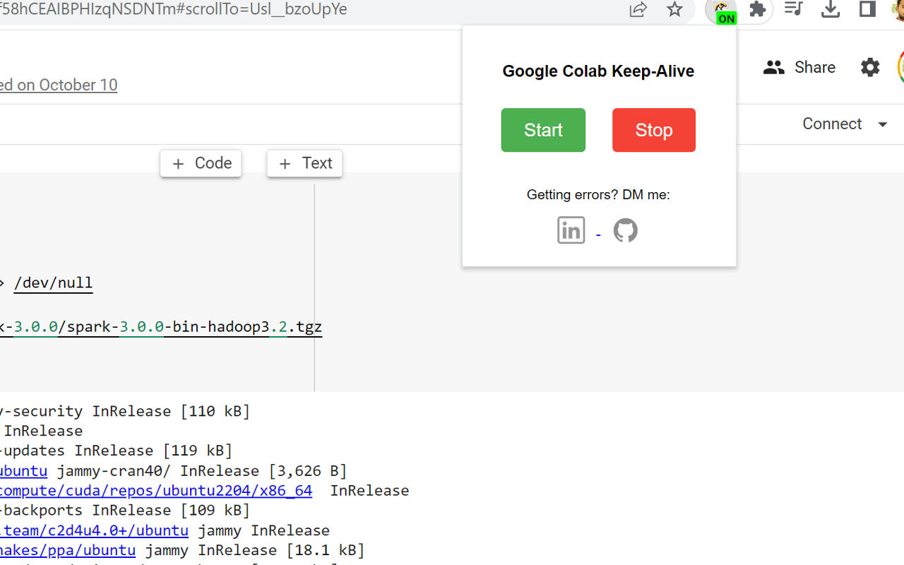 Google Colab Keep-Alive截图2