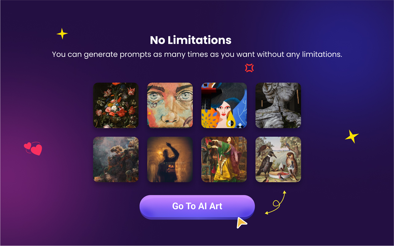 AI Art Prompt Lucky Dice截图1