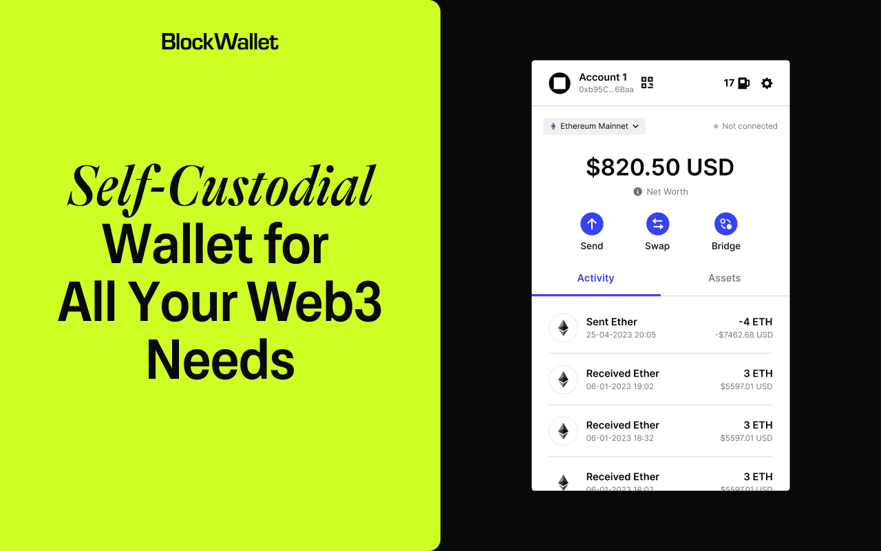 BlockWallet截图2