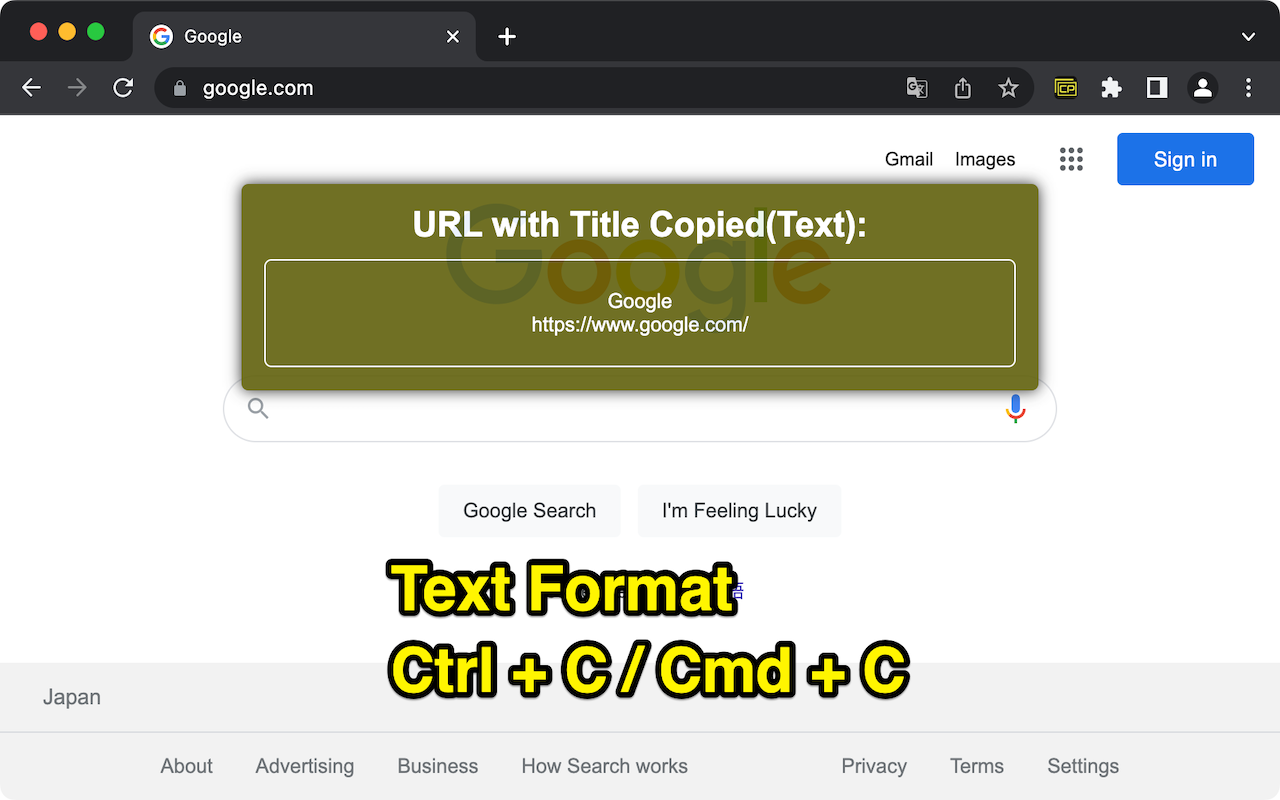 Copy URL with Title (plain text/markdown)截图3
