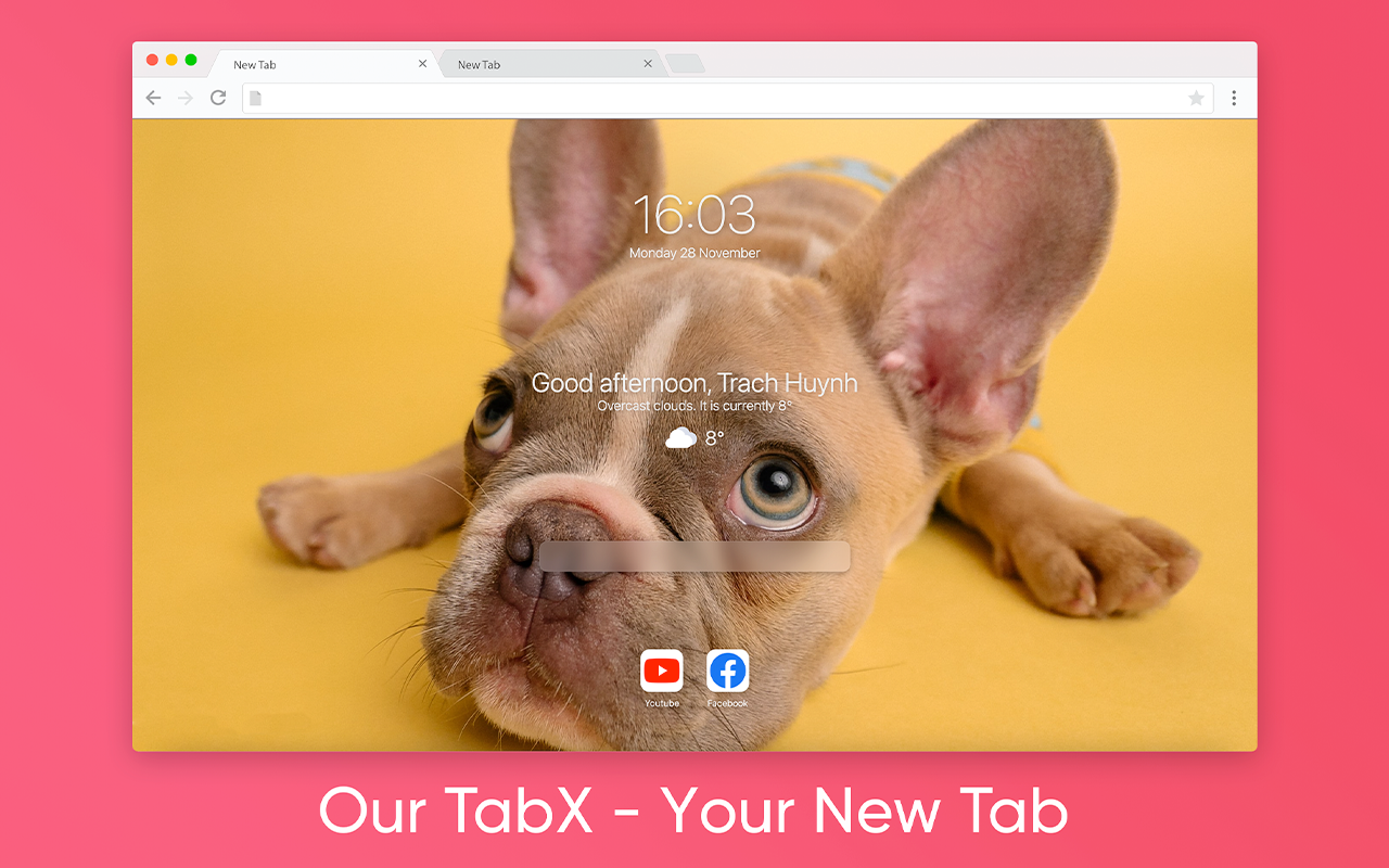 TabX · 极简首页截图2