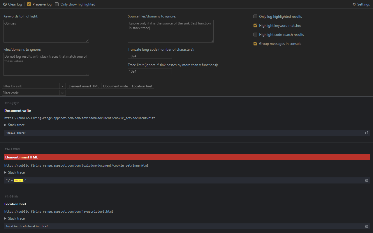 Untrusted Types for DevTools截图2