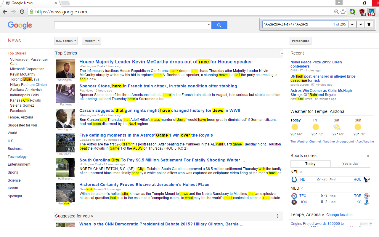Chrome Regex Search截图4