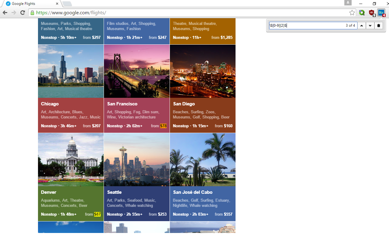 Chrome Regex Search截图5